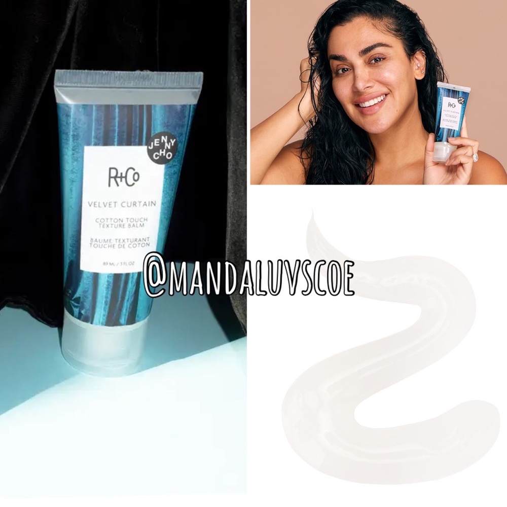💗R+CO Velvet Curtain Cotton Touch Texture Balm